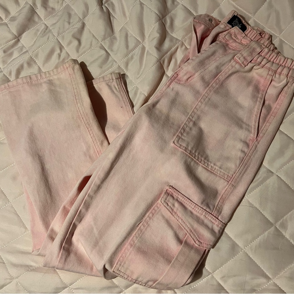Light Pink Cargo Pants